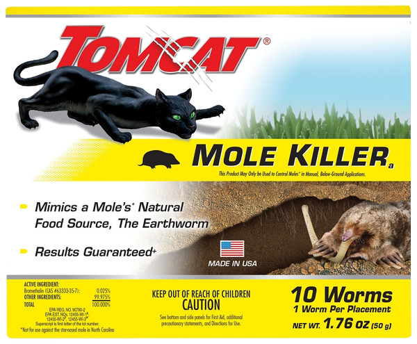 Tomcat 0372310 Mole Killer, Solid, 10 Box [SKU: ORG8852899]