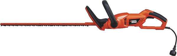 Black+Decker HH2455 Electric Hedge Trimmer, 3.3 A, 120 V, 3/4 in Cutting Capacity, 24 in L x 2-3/4 in W Blade [SKU: ORG4010146]