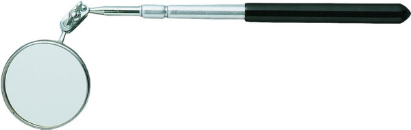 GENERAL 557 Inspection Mirror, Round Mirror, 2-1/4 in Dia Mirror, Glass Mirror, 15 in OAL [SKU: ORG1544923]