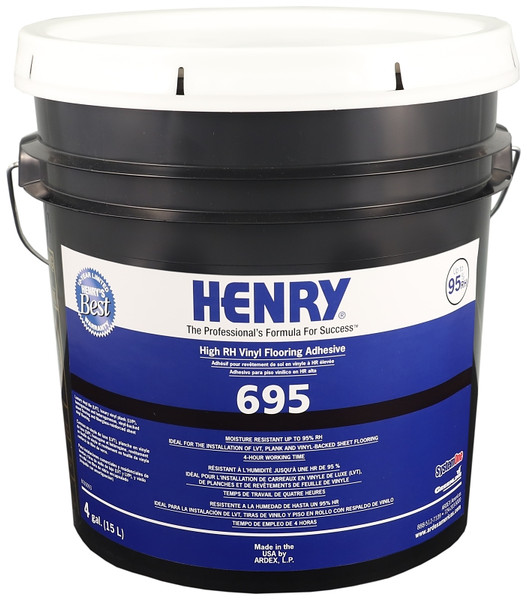 HENRY 695 30886 Flooring Adhesive, Paste, Mild, 4 gal [SKU: ORG8986531]