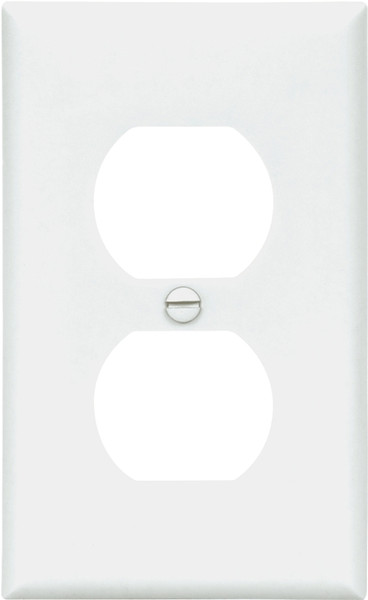 WALL PLATE 1GNG DPLX RECPT WHT [SKU: ORG6730139]