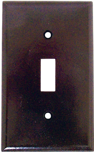 Eaton Wiring Devices 2134B-BOX Wallplate, 4-1/2 in L, 2-3/4 in W, 1 -Gang, Thermoset, Brown, High-Gloss [SKU: ORG4246062]