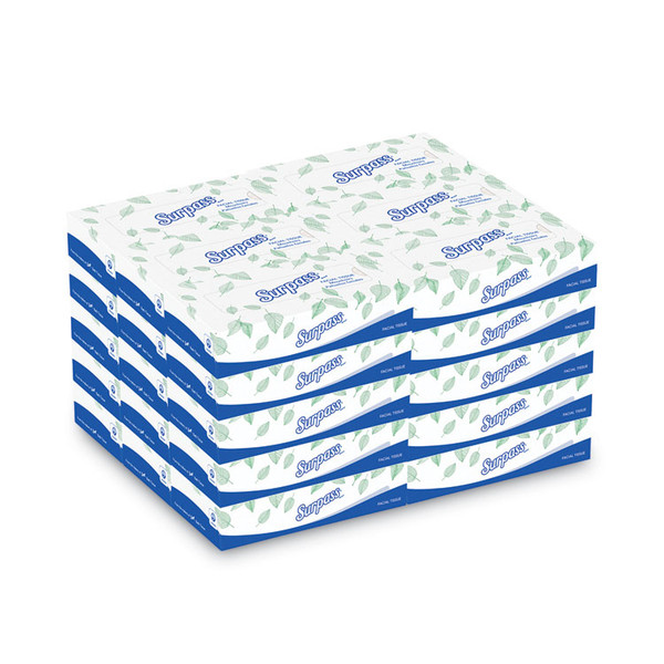 Facial Tissue for Business, 2-Ply, White, Flat Box, 100 Sheets/Box, 30 Boxes/Carton [SKU: KCC21340]