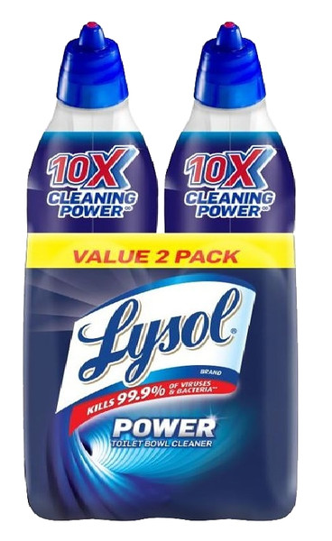 Lysol 1920079174 Toilet Bowl Cleaner, 24 fl-oz Angle Neck Bottle, Liquid, Wintergreen, Dark Blue [SKU: ORG2376697]