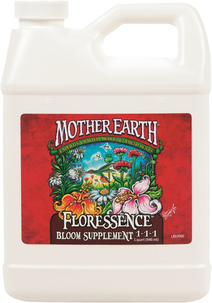 Mother Earth HGC733941 Florescence Bloom Supplement, 1 qt, Liquid, 1-1-1 N-P-K Ratio [SKU: ORG1245083]