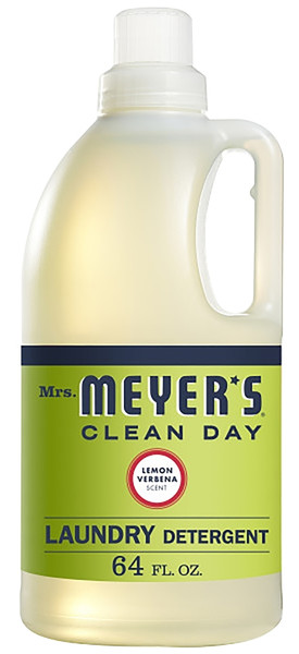 Mrs. Meyer's Clean Day 14631 Laundry Detergent, 64 oz Bottle, Liquid, Lemon Verbena [SKU: ORG9894973]