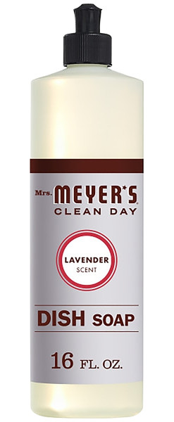 Mrs. Meyer's 11103 Dish Soap, 16 oz, Liquid, Floral, Colorless [SKU: ORG9771288]