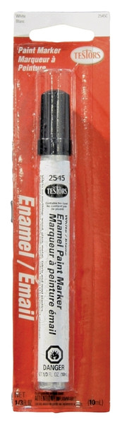 TESTORS 2545C Enamel Marker, White, 0.33 fl-oz [SKU: ORG6561450]