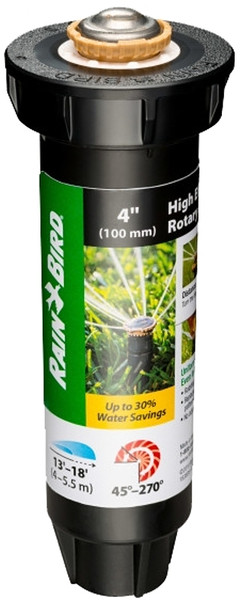 Rain Bird RVAN PRO 12SARVAPRO Mini Rotor Sprinkler, 1/2 in Connection, FTP, 4 in H Pop-Up, 13 to 18 ft [SKU: ORG4478889]