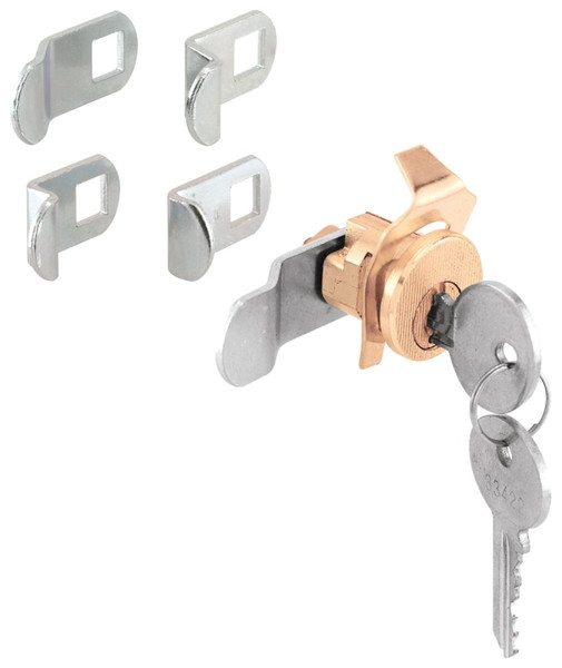 Defender Security U 9940 Mailbox Lock, Keyed Lock, Steel, Brass [SKU: ORG1965029]