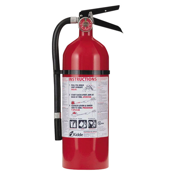 Pro 210 Fire Extinguisher, 2-A, 10-B:C, 4 lb [SKU: KID21005779]
