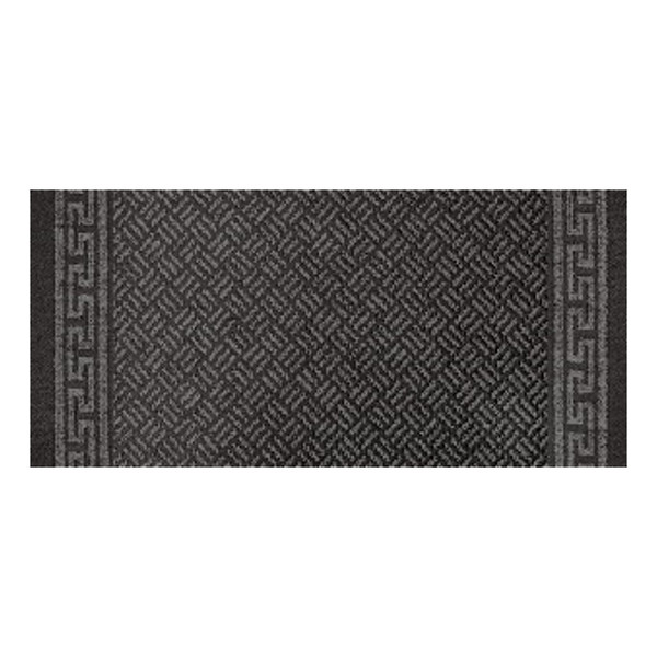 Multy Home MT1003657 Rug, 60 ft L, 26 in W, Runner, Greek Key Pattern, Polyester Rug, Gray [SKU: ORG4002432]