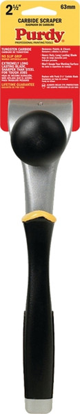 Purdy 144900230 Wall Scraper, 2-1/2 in W Blade, Tungsten Carbide Blade, Soft-Grip Handle [SKU: ORG0614917]