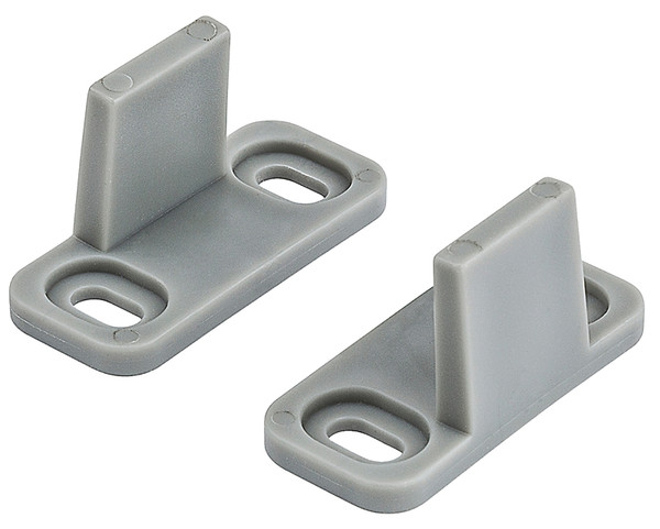 National Hardware N187-094 Double Guide, Aluminum, Gray, Floor Mounting [SKU: ORG7224983]