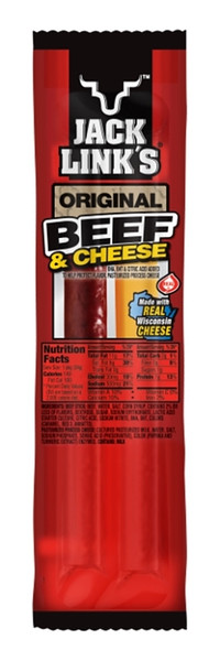 Jack Link's 01139 Cheese/Beef Stick, Original Flavor, 1.2 oz Bag [SKU: ORG3075231]