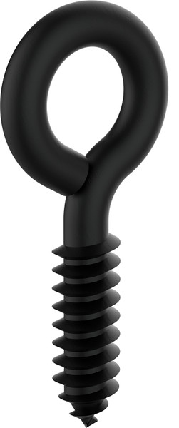 National Hardware N820-089 Screw Eye, #2, 2-5/8 in OAL, 115 lb Working Load, Steel, Storm Shine [SKU: ORG7454309]