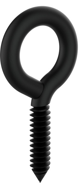 National Hardware N820-097 Screw Eye, #0, 2-7/8 in OAL, 150 lb Working Load, Steel, Storm Shine [SKU: ORG7454358]