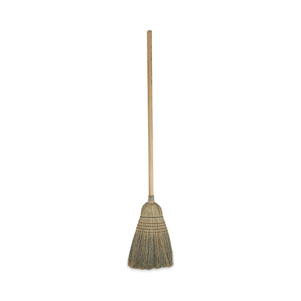 Warehouse Broom, Corn Fiber Bristles, 56" Overall Length, Natural [SKU: BWK932CEA]