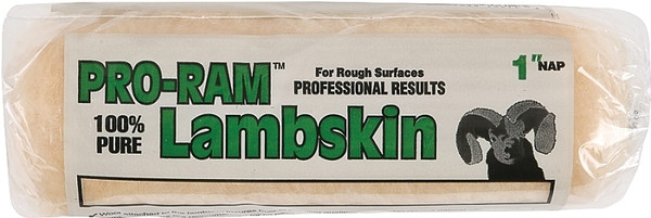 Linzer RC 706 Paint Roller Cover, 1 in Thick Nap, 9 in L, Lambskin Cover [SKU: ORG6105837]