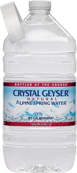 Crystal Geyser 12514-2 Bottle Water, Liquid, Spring Flavor, 1 gal Bottle [SKU: ORG2565034]