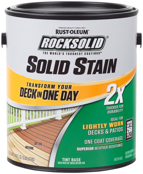 RUST-OLEUM 305799 Deck Resurfacer, Black, 1 gal [SKU: ORG8515165]