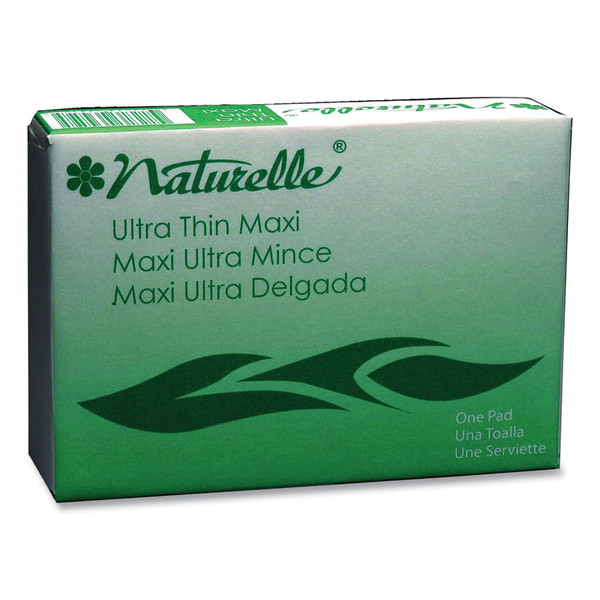 Naturelle Maxi Pads, #4 Ultra Thin with Wings, 200 Individually Wrapped/Carton [SKU: IMP25169798]