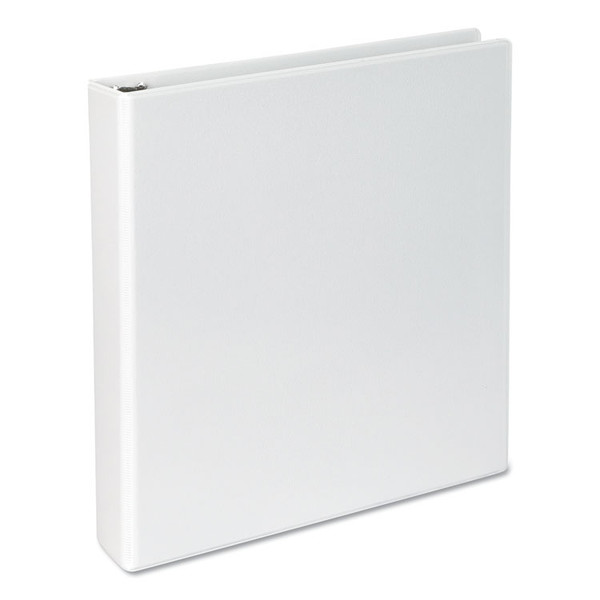 Slant D-Ring View Binder, 3 Rings, 1.5" Capacity, 11 x 8.5, White [SKU: UNV20744]