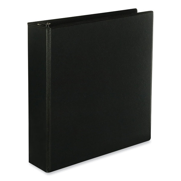 Slant D-Ring View Binder, 3 Rings, 2" Capacity, 11 x 8.5, Black, 6/Carton [SKU: UNV20745PK]