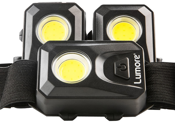 NEBO LUMORE 6857 Head Lamp, AAA Battery, Alkaline Battery, LED Lamp, 150 Lumens, 30 m Beam Distance, 12 hr Run Time [SKU: ORG5180286]