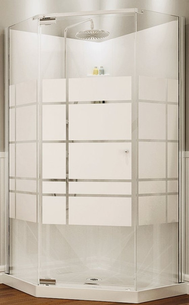 MAAX 105618-000-129102 Shower Kit, 36 in L, 36 in W, 72 in H, Polystyrene, Chrome, 3-Wall Panel, Neo-Angle [SKU: ORG0689000]