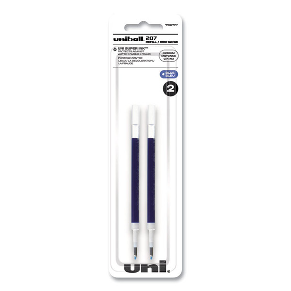 Refill for Signo Gel 207 Pens, Medium Conical Tip, Blue Ink, 2/Pack [SKU: UBC71207PP]