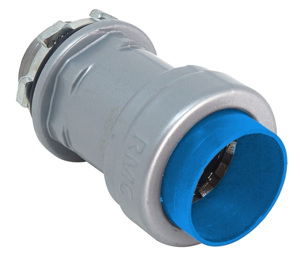 Southwire SIMPush 65078001 Conduit Box Connector, 3/4 in Push-In, 1.49 in OD, Metal [SKU: ORG5013370]