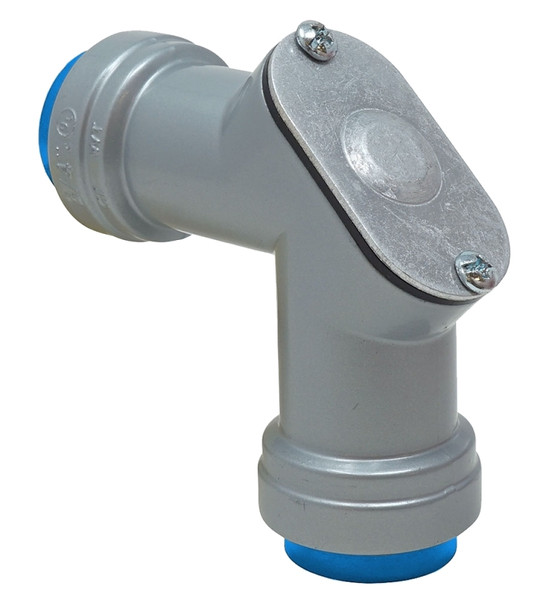 Southwire SIMPush 65078601 Pull Elbow, 90 deg Angle, 3/4 in Push-In, Aluminum, Powder-Coated [SKU: ORG5013438]