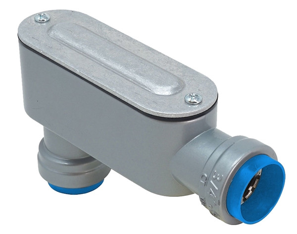 Southwire SIMPush 65081301 Conduit Body, 1-1/2 in Hub, Push-In, Aluminum, Powder-Coated [SKU: ORG5013677]