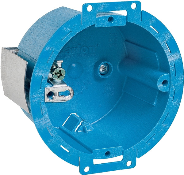 Carlon BH614R Ceiling Fan Box, 2-3/8 in D, 1 -Gang, PVC, Blue [SKU: ORG4466488]