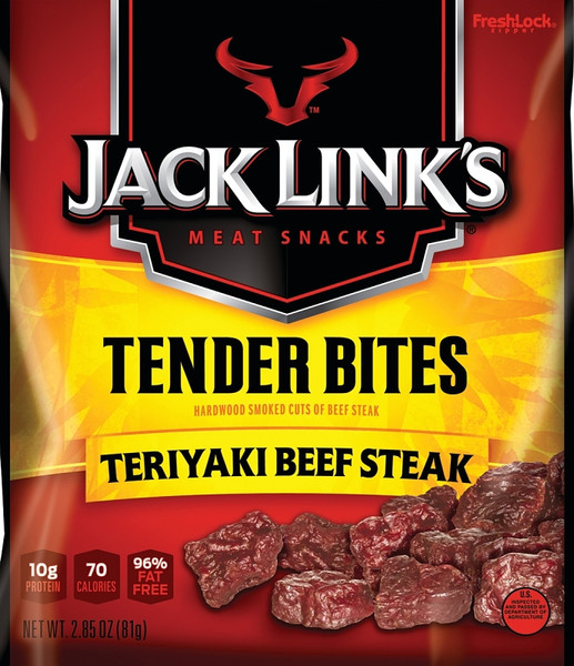 Jack Link's 10000008391 Tender Bite, Teriyaki Flavor, 2.85 oz [SKU: ORG4618781]