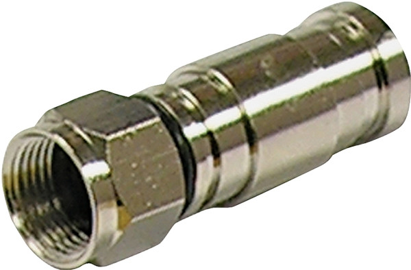 GB F GDC-6CM Compression Connector, Nickel-Plated, Silver [SKU: ORG3719911]
