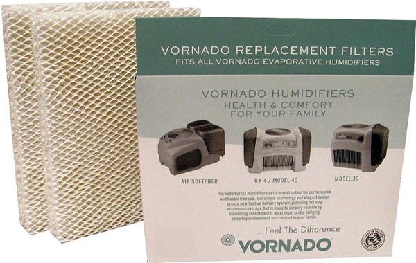 VORNADO MD1-0002 Wick Filter, 9-1/2 in L, 7-1/4 in W, White, For: Evap3, Evap1, Model 30 and Model 50 Humidifier [SKU: ORG6432603]