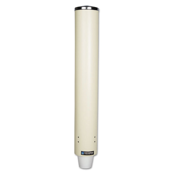 Foam Cup Dispenser with Removable Cap, For 4 oz to 10 oz Cups, Sand [SKU: SJMC4210PFSD]