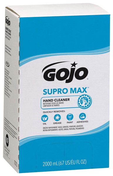 GOJO 7272-04 Hand Cleaner, Liquid, Tan, Pleasant, 2000 mL Refill [SKU: ORG5370028]