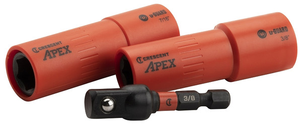 Crescent u-GUARD Series CAUGK2-32 Socket Set, Steel, Black Oxide [SKU: ORG7410723]