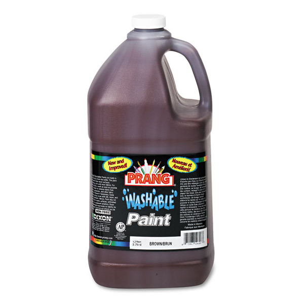 Washable Paint, Brown, 1 gal Bottle [SKU: DIX10608]