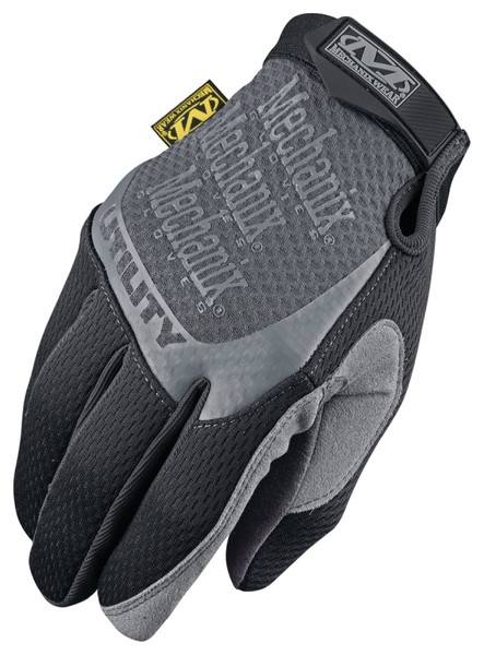 MECHANIX WEAR H15-05-010 Breathable, Tricot Work Gloves, Men's, L, 10 in L, Reinforced Thumb, Hook-and-Loop Cuff, Black [SKU: ORG0742585]