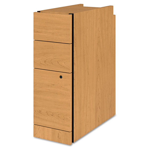 Narrow Pedestal, Left or Right, 3-Drawers: Box/Box/File, Legal/Letter, Harvest, 9.5" x 22.75" x 28 [SKU: HON105093C]