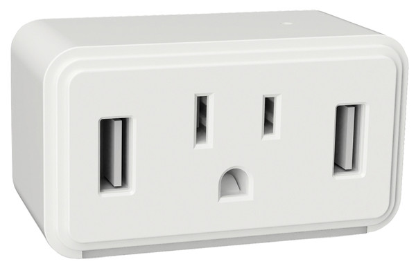 AmerTac Cube Series NL-CUBE-W Outlet Night Light, 120 V, 1875 W, LED Lamp, Warm White Light, 1 Lumens, 3000 K Color Temp [SKU: ORG7231426]