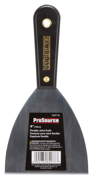 ProSource 010803L Scraper/Joint Knife, 4 in W Blade, 4 in L Blade, HCS Blade, Full-Tang Blade, Comfort-Grip Handle [SKU: ORG7587116]
