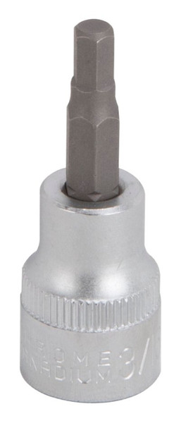 Vulcan Fractional Hex Bit Socket, Chrome, 3/16 in, 3/8 in Drive, 1-7/8 in OAL [SKU: ORG2239028]