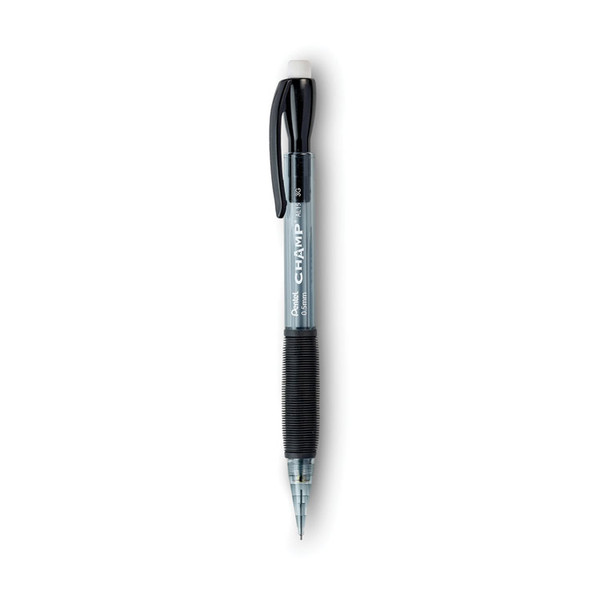 Champ Mechanical Pencil, 0.5 mm, HB (#2.5), Black Lead, Translucent Gray Barrel, Dozen [SKU: PENAL15A]