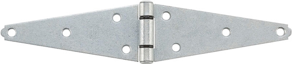 National Hardware N128-322 Strap Hinge, 2.43 in W Frame Leaf, Steel, Screw Mounting, 20 lb [SKU: ORG0128652]