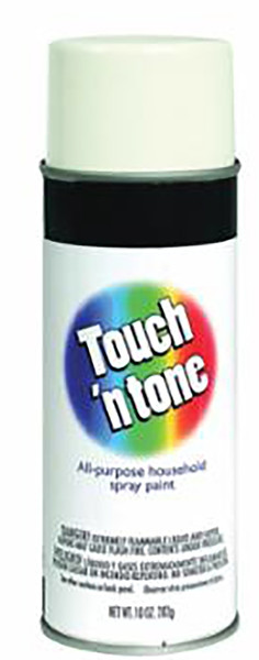 TOUCH 'N TONE 55274830 Spray Paint, Gloss, White, 10 oz, Aerosol Can [SKU: ORG2117331]